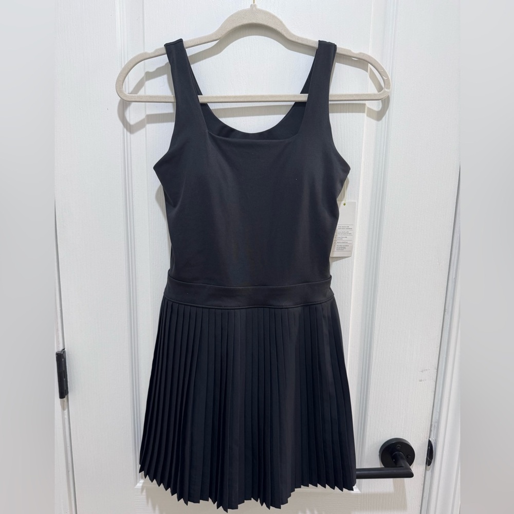 All in Motion Black Pleated athletic Dress- size XS